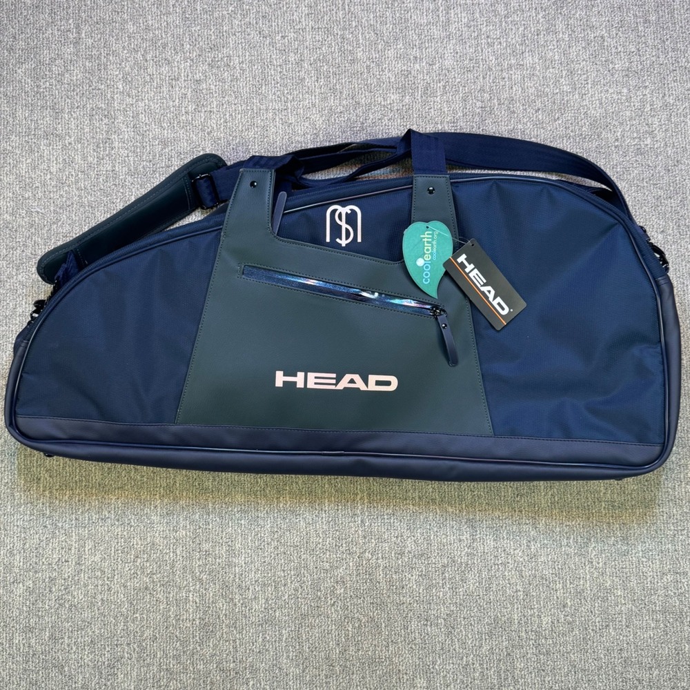 HEAD Maria Sharapova‎ Combi Tennis Bag Navy Green Arkansas Cup 283259-NVGR NWT
